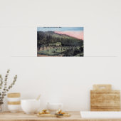 カントリーレジデンスシーン ポスター (キッチン)