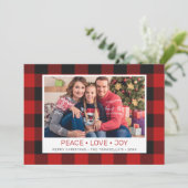 カントリーレッドバッファローチェックのプレイド写真 シーズンカード (スタンド正面)