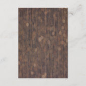 カントリーレースとヒマワリ結婚ーの詳細カード エンクロージャーカード (裏面)