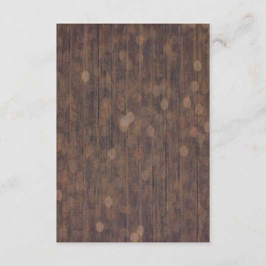 カントリーレースとヒマワリ結婚ーの詳細カード エンクロージャーカード (裏面)