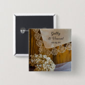 カントリーレースとフラワーズバ結婚ンズ 缶バッジ (正面&裏面)