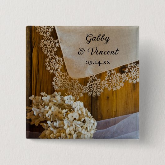 カントリーレースとフラワーズバ結婚ンズ 缶バッジ (正面)