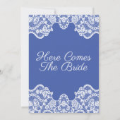 カントリーレースブライダルシャワー招待状 招待状 (裏面)