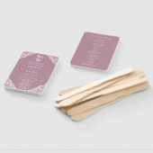 カントリーレースメイスンジャールピンク結婚式 プログラム ハンドファン (組立なし)