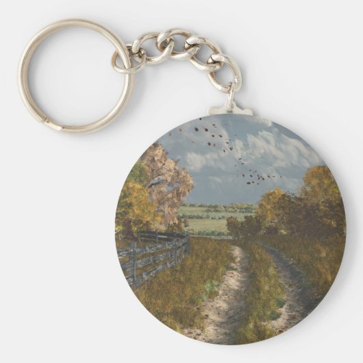 カントリーレーン秋 キーホルダー (正面)