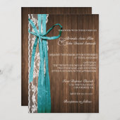 カントリーレ素朴ースウッド結婚式招待状 招待状 (正面/裏面)