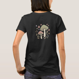 カントリーロア・キノコの植物学的なグラフィック Tシャツ