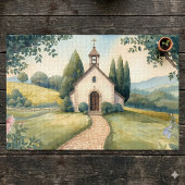 カントリーロア・チャペルの小道 パステル調の風景 ジグソーパズル