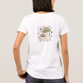 カントリーロア+ボタニカルきのこグラフィック Tシャツ (裏面)
