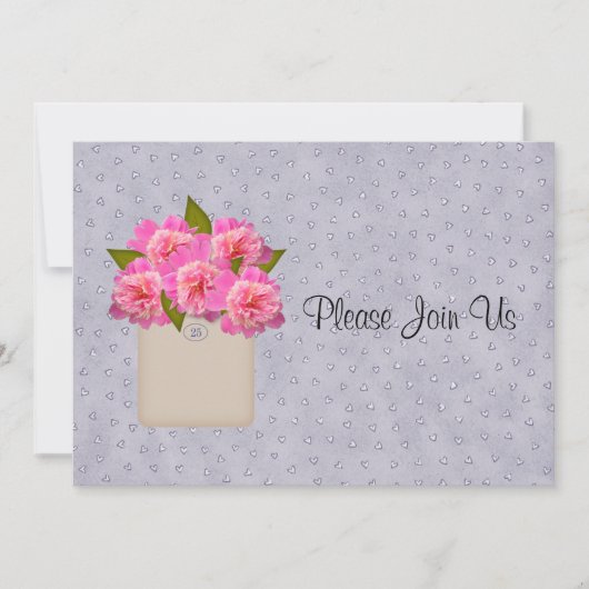 カントリーロックオブプオーニー結婚式招待状 招待状 (正面)