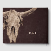 カントリーロデオウエスタンブラウンブルスカル ゲストブック (裏面)