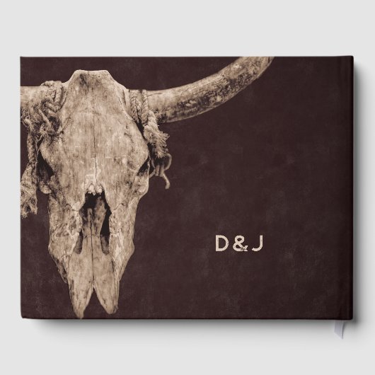 カントリーロデオウエスタンブラウンブルスカル ゲストブック (裏面)