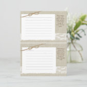 カントリーロマンスバーラップルックレシピカード2 3 x 5 (スタンド正面)