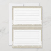 カントリーロマンスバーラップルックレシピカード2 3 x 5 (裏面)