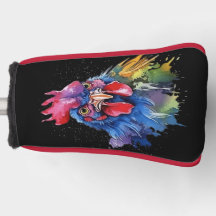 カントリーロースターチキンウォーターカラースタイル