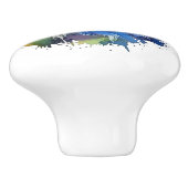 カントリーロースターチキンウォーターカラースタイル セラミックノブ (側面)