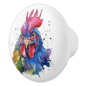 カントリーロースターチキンウォーターカラースタイル セラミックノブ (右)