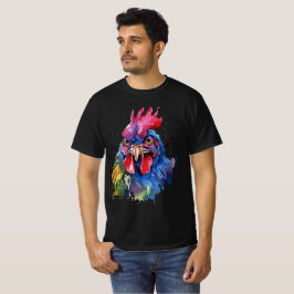 カントリーロースターチキンウォーターカラースタイル Tシャツ
