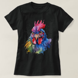 カントリーロースターチキンウォーターカラースタイル Tシャツ
