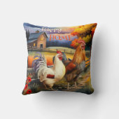 カントリーロースターチキンファームアート クッション (裏面)