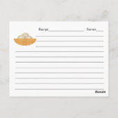 カントリーロースターレシピカード ポストカード (裏面)