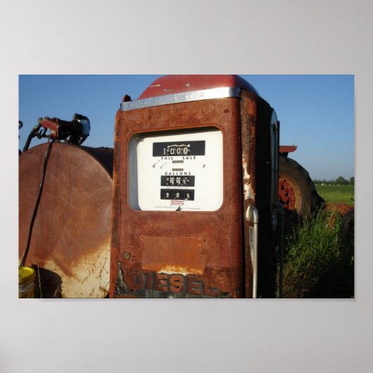 カントリーロードガソリンスタンド ポスター (正面)