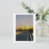 カントリーロードサンセット春 ポストカード (スタンド正面)