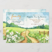 カントリーロードファミリー懇親会招待状 招待状 (正面/裏面)