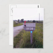 カントリーロードメールボックス ポストカード (正面/裏面)