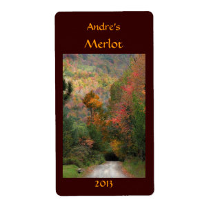 カントリーロードワインラベル ラベル