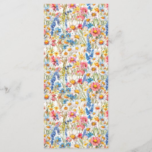 カントリーワイルドフラワースリーコース結婚フローラ メニュー (裏面)