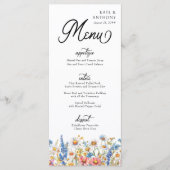 カントリーワイルドフラワースリーコース結婚フローラ メニュー (正面)