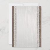 カントリーワゴンホイール結婚式招待状 招待状 (裏面)