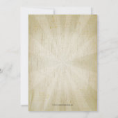 カントリーヴィンテージムスターシェバッシュ誕生日パーティー 招待状 (裏面)