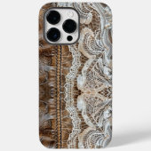 カントリーヴィンテージレザーとレース女子 Case-Mate iPhoneケース (裏面)