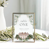 カントリー側マナ結婚ーテーブル番号 テーブルナンバー