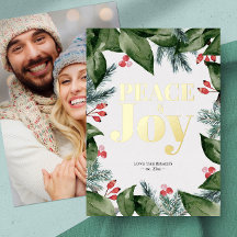 カントリー写真メリーホリデーカード植物学