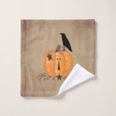 カントリー初期のカボチャバスタオルセット バスタオルセット (ウォッシュタオル)