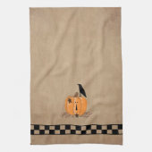 カントリー初期のカボチャ キッチンタオル (縦)