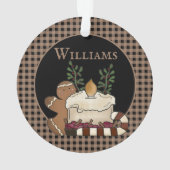 カントリー初期のキャンドル&グッズ名クリスマス オーナメント (裏面)