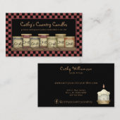 カントリー初期のキャンドル&ピップベリークレフティ 名刺 (正面/裏面)