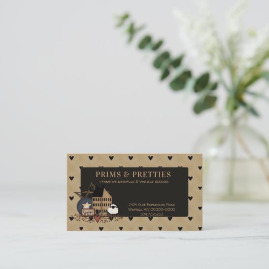 カントリー初期のサルボックスハウスシープグループ 名刺 (スタンド正面)