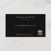 カントリー初期のサルボックスハウスシープグループ 名刺 (裏面)