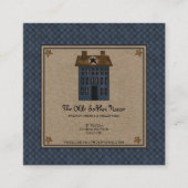 カントリー初期のサルボックスハウスラスティスターズクラフト スクエア名刺 (正面)