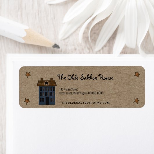 カントリー初期のサルボックスハウスラスティスターズクラフト ラベル (インサイチュ)