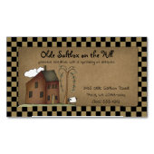 カントリー初期の素朴サルボックスオンクラフト マグネット名刺 (正面)