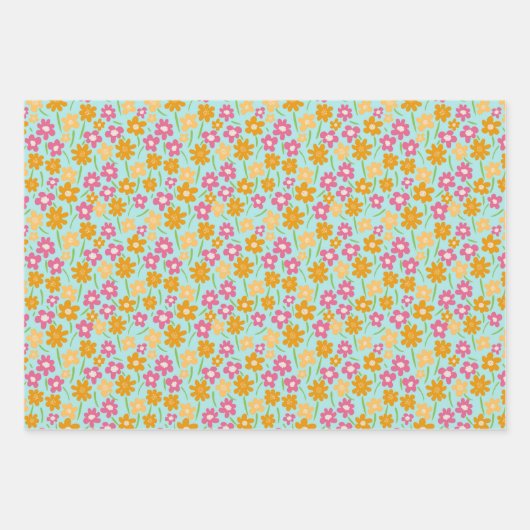 カントリー女性のカーボーイブーツ愛らしいスティックホースウェスタン ラッピングペーパーシート (正面2)