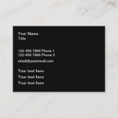 カントリー実在エステートファームランドテーマ 名刺 (裏面)