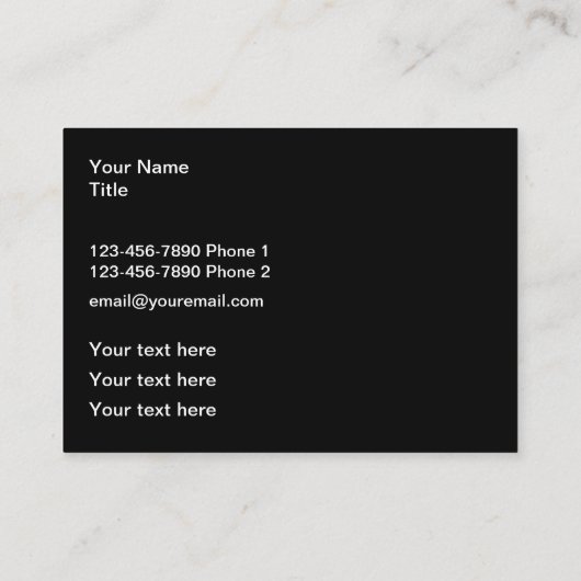 カントリー実在エステートファームランドテーマ 名刺 (裏面)