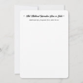 カントリー屋外トスカーナ結婚スタイルのストリングライト 招待状 (裏面)